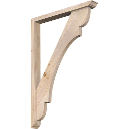 Olympic Traditional Smooth Bracket W/ Offset Brace, Douglas Fir, 3 1/2W X 28D X 40H